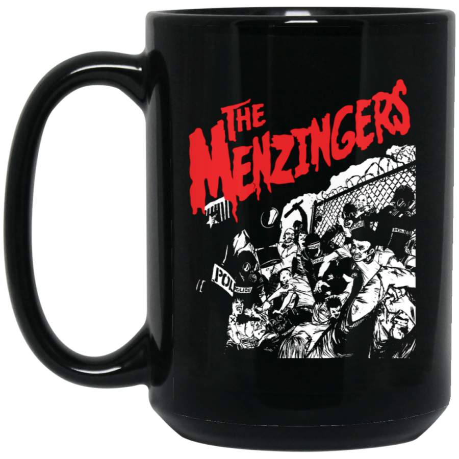 Menzingers Men’s Police Riot Big Black Mug