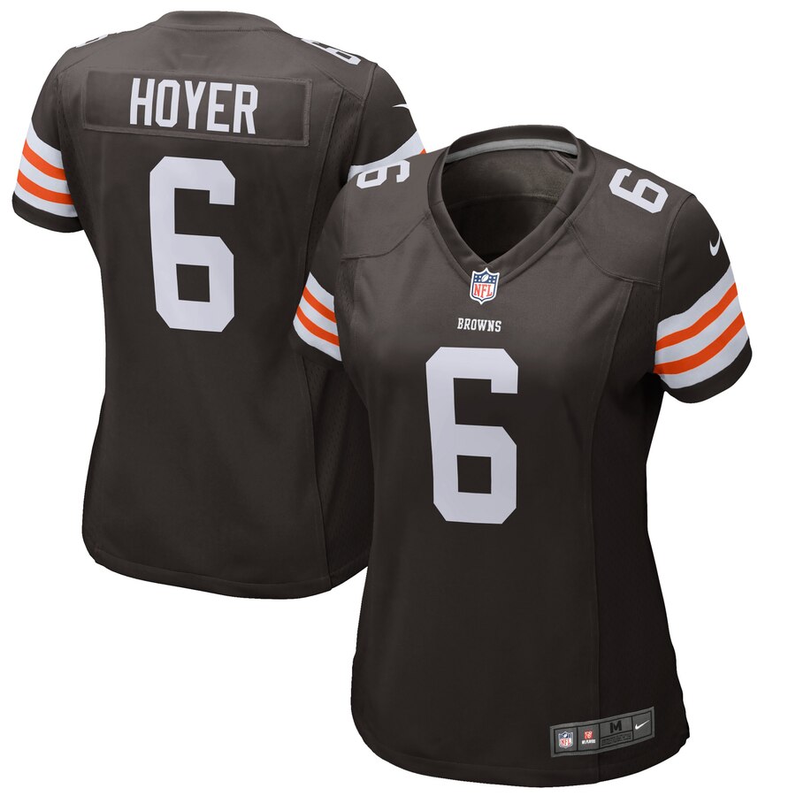 Brian Hoyer Cleveland Browns Historic Logo Nike Womens Game Jersey