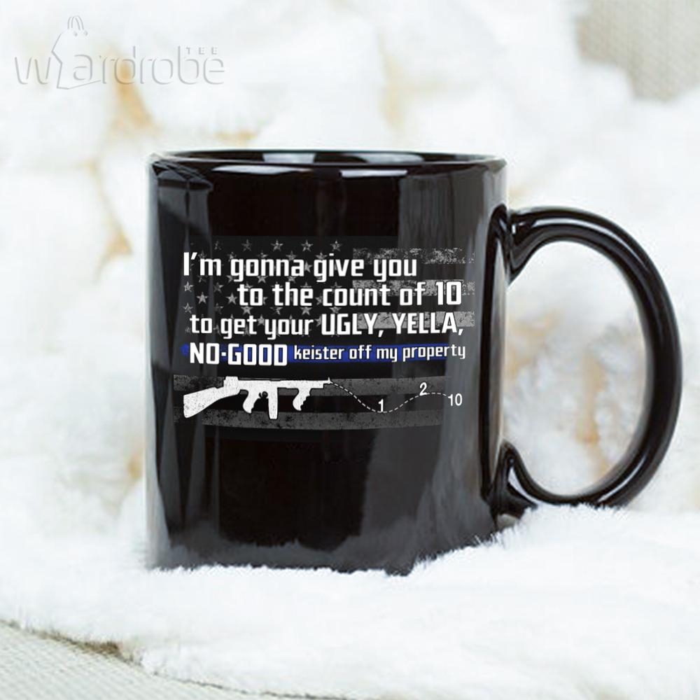 Custom Mug Police I’m Gonna Give You To The Count Of 10 Doormats – Black Mug