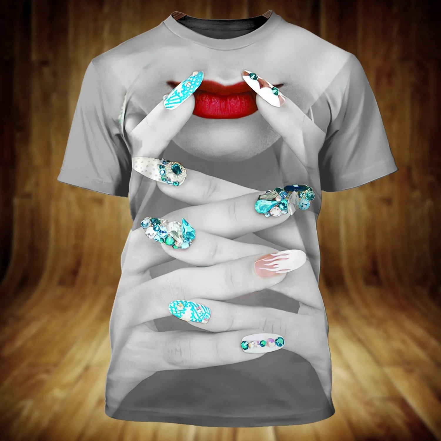 3D All Over Printed Nail Shirt For Girl, Women Nails T Shirt, Nail Tad Technician Tshirt, Nail Tech Gifts