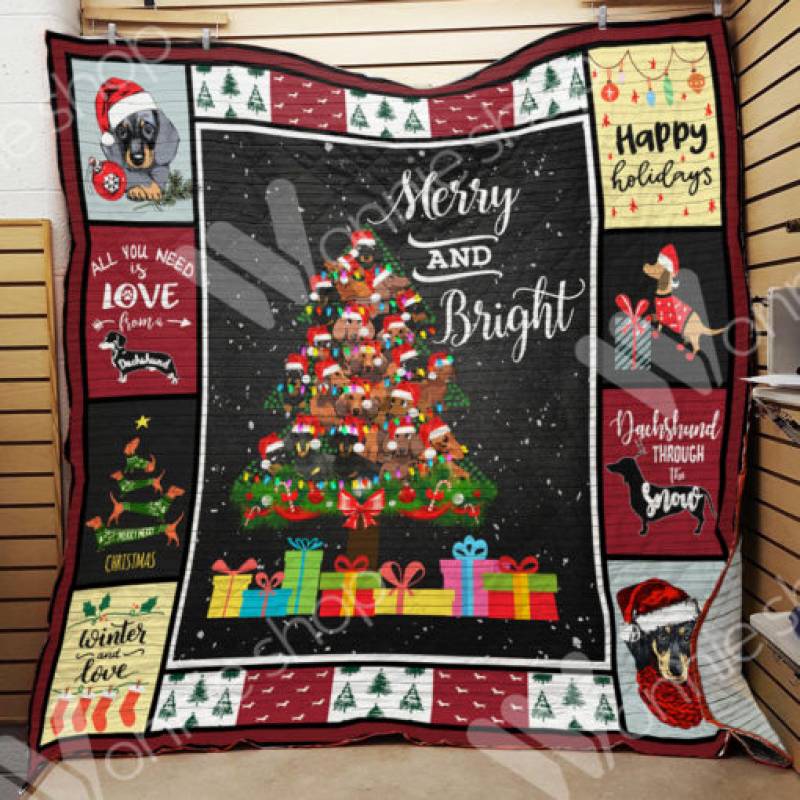 Dachshund Christmas Blanket SEP2101 87O49