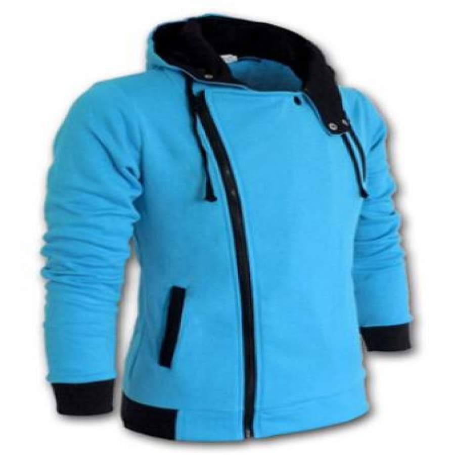 2018 Men’s Brand Fashion Casual Slim Fit Cardigan Assassin Creed Hoodies Sweatshirt Outerwear Sportswear M-6XL (Asian Size)