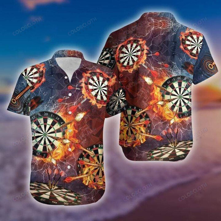 Born To Play Darts Forced Work Hawaii Shirt Ha57580