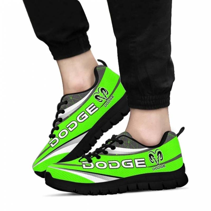 3D Printed Dodge RAM- BDA Sneakers Ver1 For Men & Women (Green)