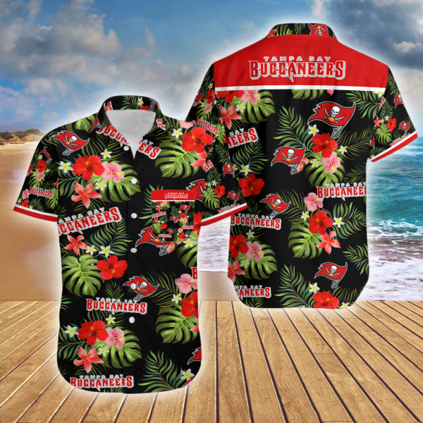 Hawaiian Shirt Island Tampa Bay Buccaneers Summer Button Up Ha63792