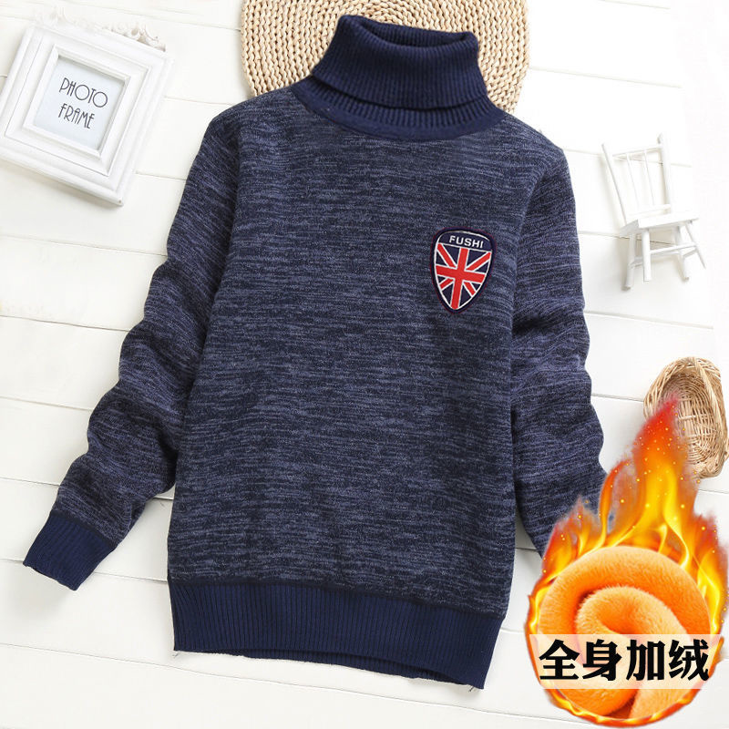 Teens Sweater Knitwear Clothes Winter Fleece Boys Long Sleeve Cardigan Knitted Tops Outfits 4 5 6 7 8 9 10 11 12 13 14 Years alx