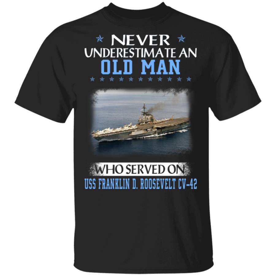 USS FRANKLIN D. ROOSEVELT CV-42 Veterans Day Christmas Gift T-Shirt