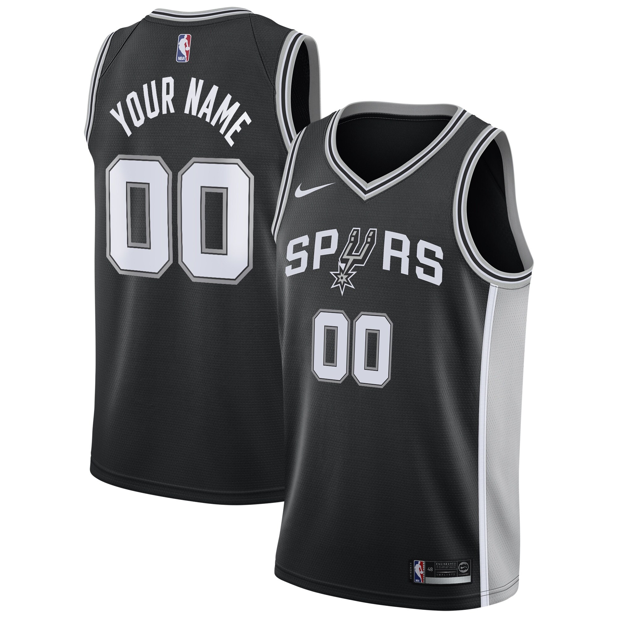 San Antonio Spurs Icon Swingman Jersey – Custom – Youth