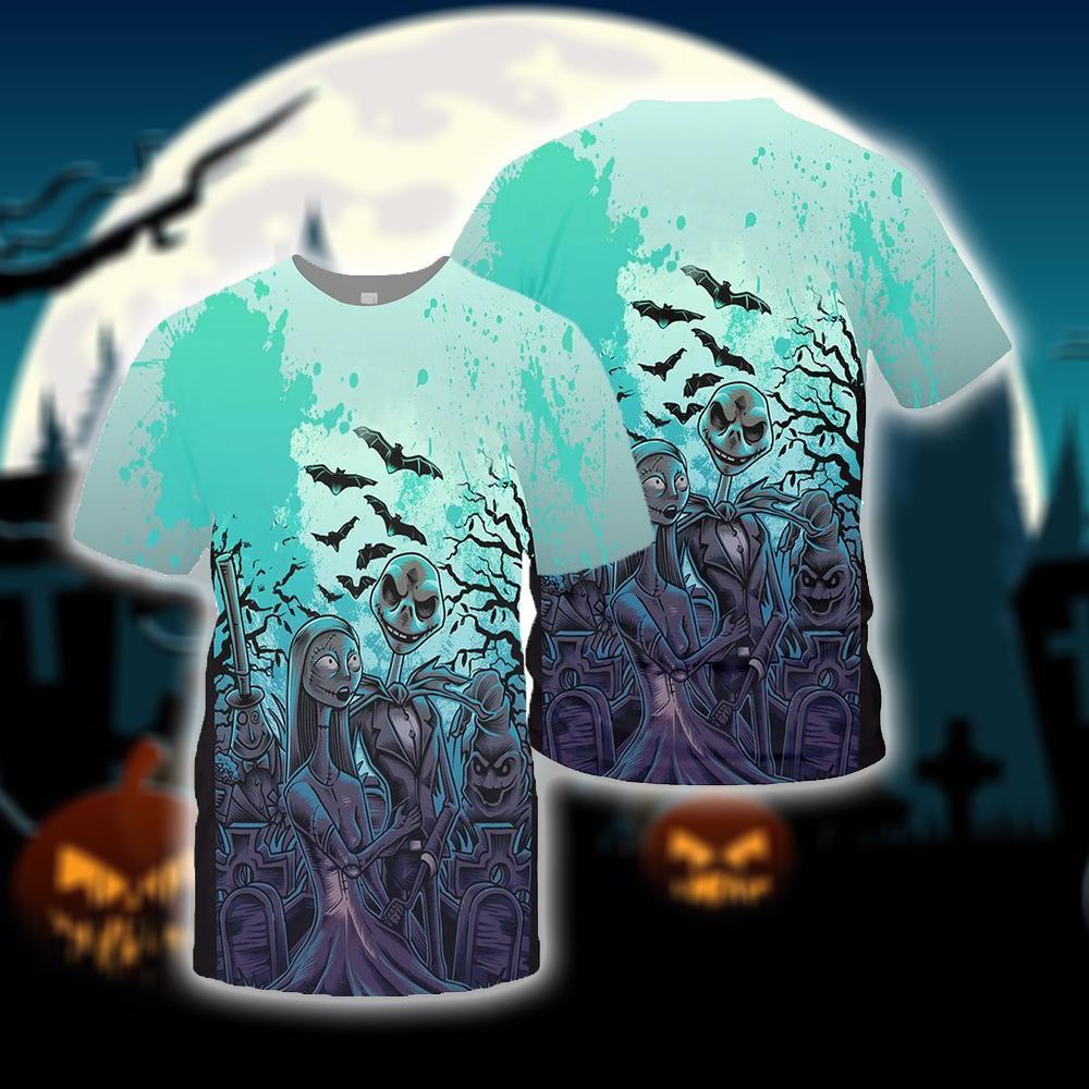 Nightmare Before Christmas 3D All Over Print | Unisex | Adult Unisex 3D Hoodie T Shirt Plus Size S-5Xl