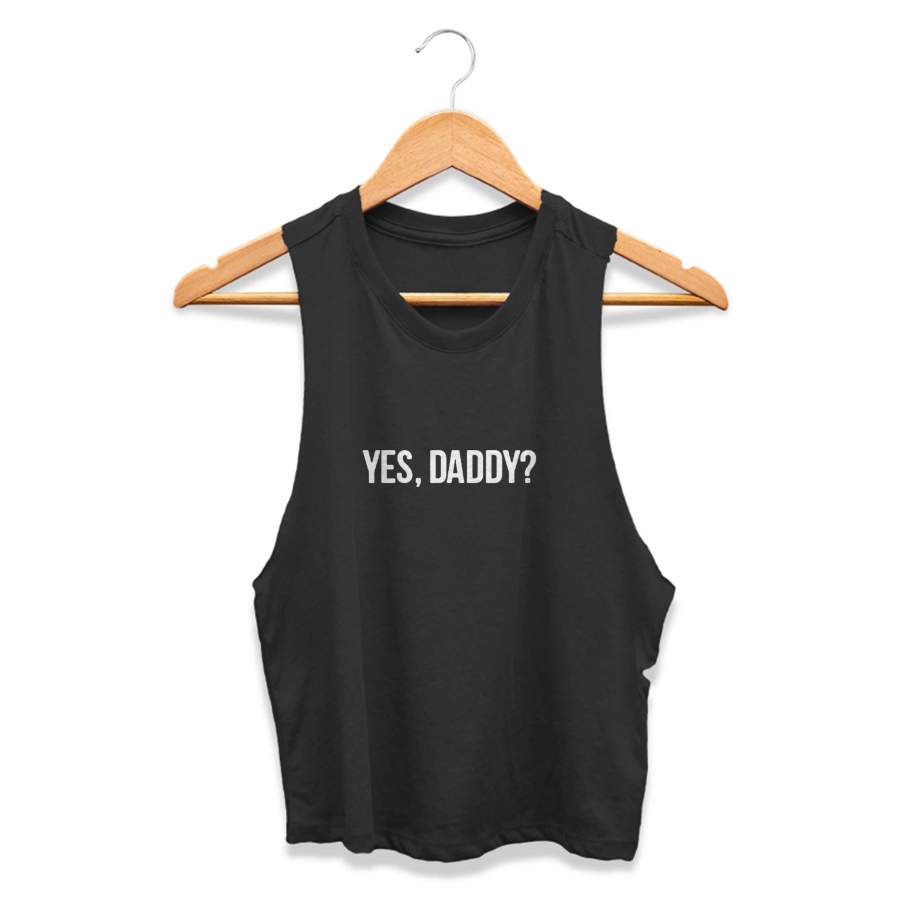 Yes Daddy Goal Digger Drake Hotlinebling Slogan Cute CPY Womans Crop Tanktop Tee