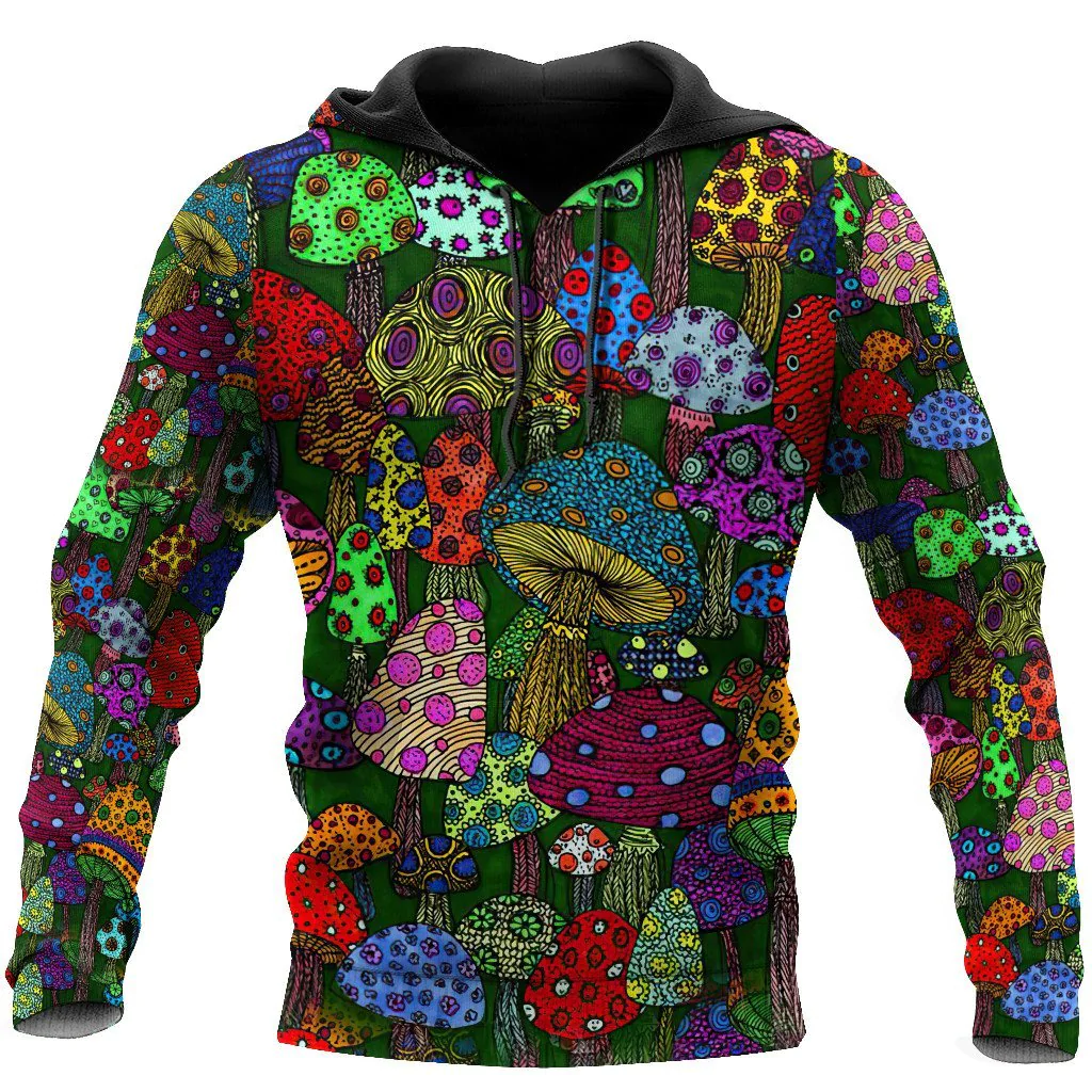 Mushrooms Hippie Hoodie For Men And Women, Hippie Hoodie For My Boy Son