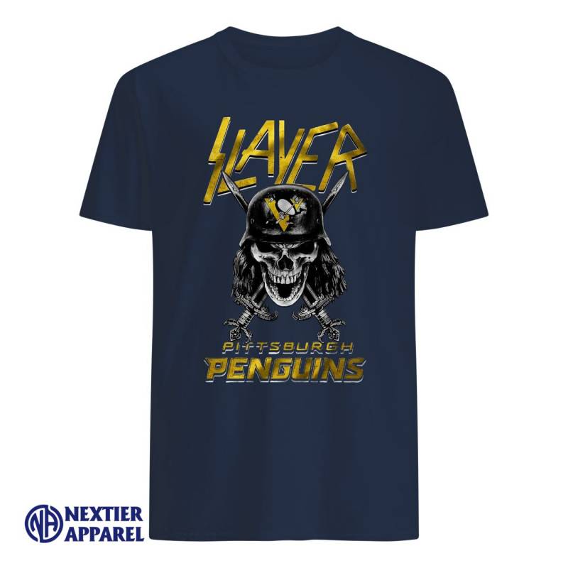 Slayer Skull Pittsburgh Penguins Shirt Classic Men’s T-Shirt