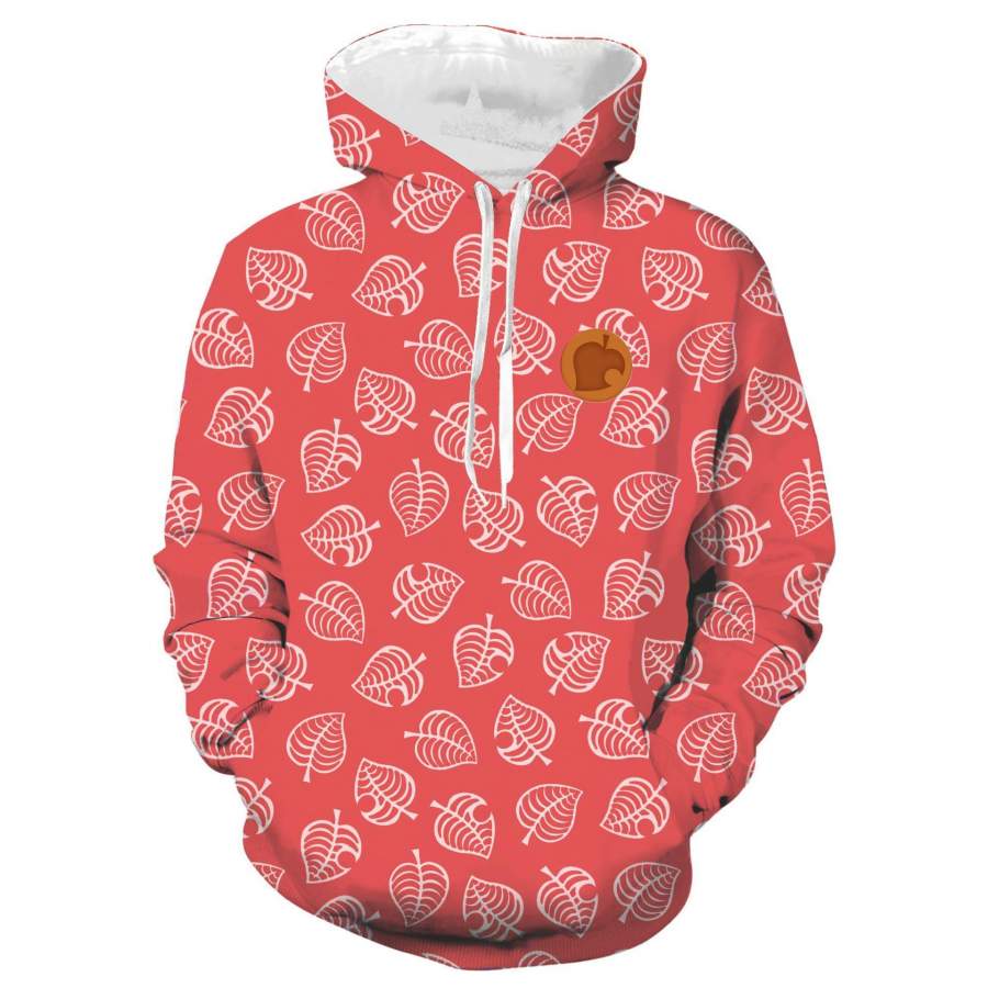 2020 Animal Crossing Fashion Hooded Pullover Adult Unisex Casual Sweatshirt