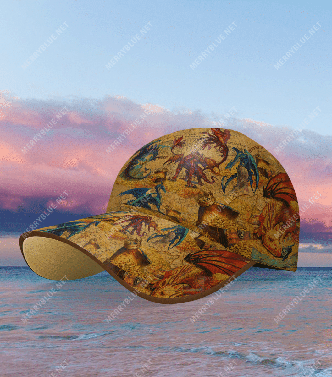 Cover Your Body With Amazing Every Treasure Is Guarded By Dragons Unisex Hawaii Cap Ha51978