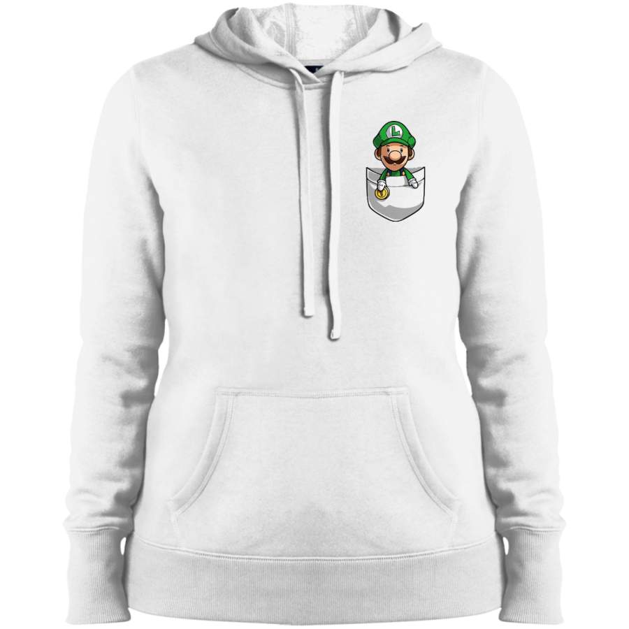 AGR Pocket Luigi Tshirt Ladies’ Pullover Hooded Sweatshirt