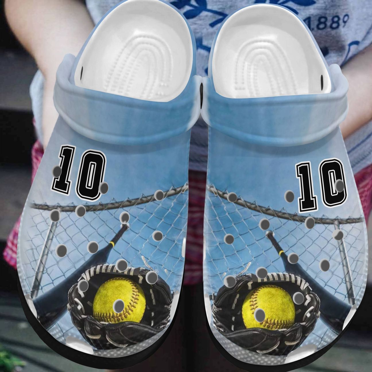 Softball Personalized Clog, Custom Name, Text, Color, Number Fashion Style For Women, Men, Kid, Print 3D Perfect Moment