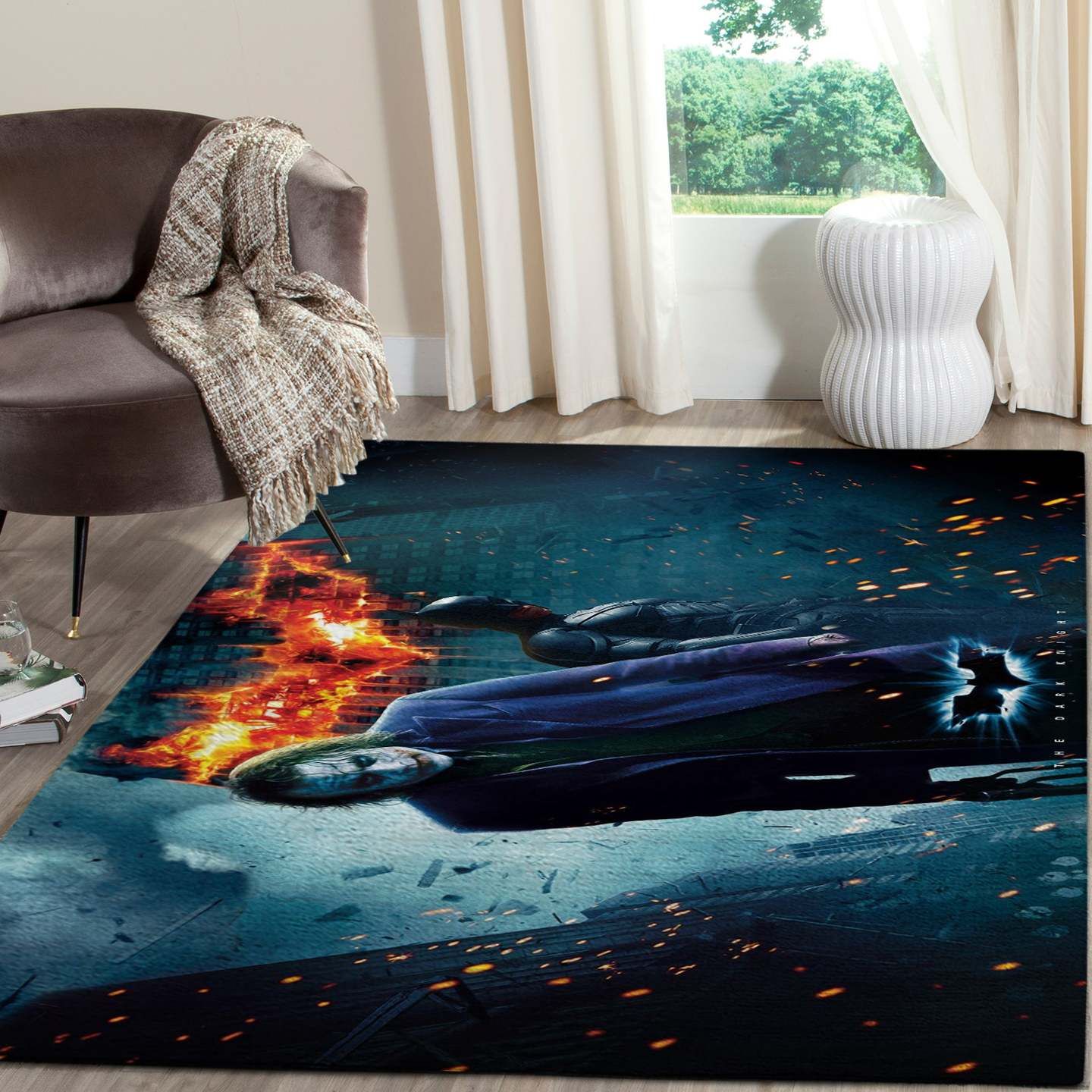 The 20 Rug Batman VS Joker Area Rugs DC Comics SuperHero Movies Living Room Carpet FN081124 Christmas Gift Floor Decor