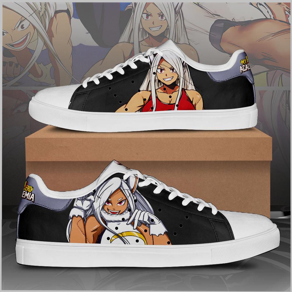 Mirko Rabbit My Hero Academia Low top Leather Skate Shoes, Tennis Shoes, Fashion Sneakers L98