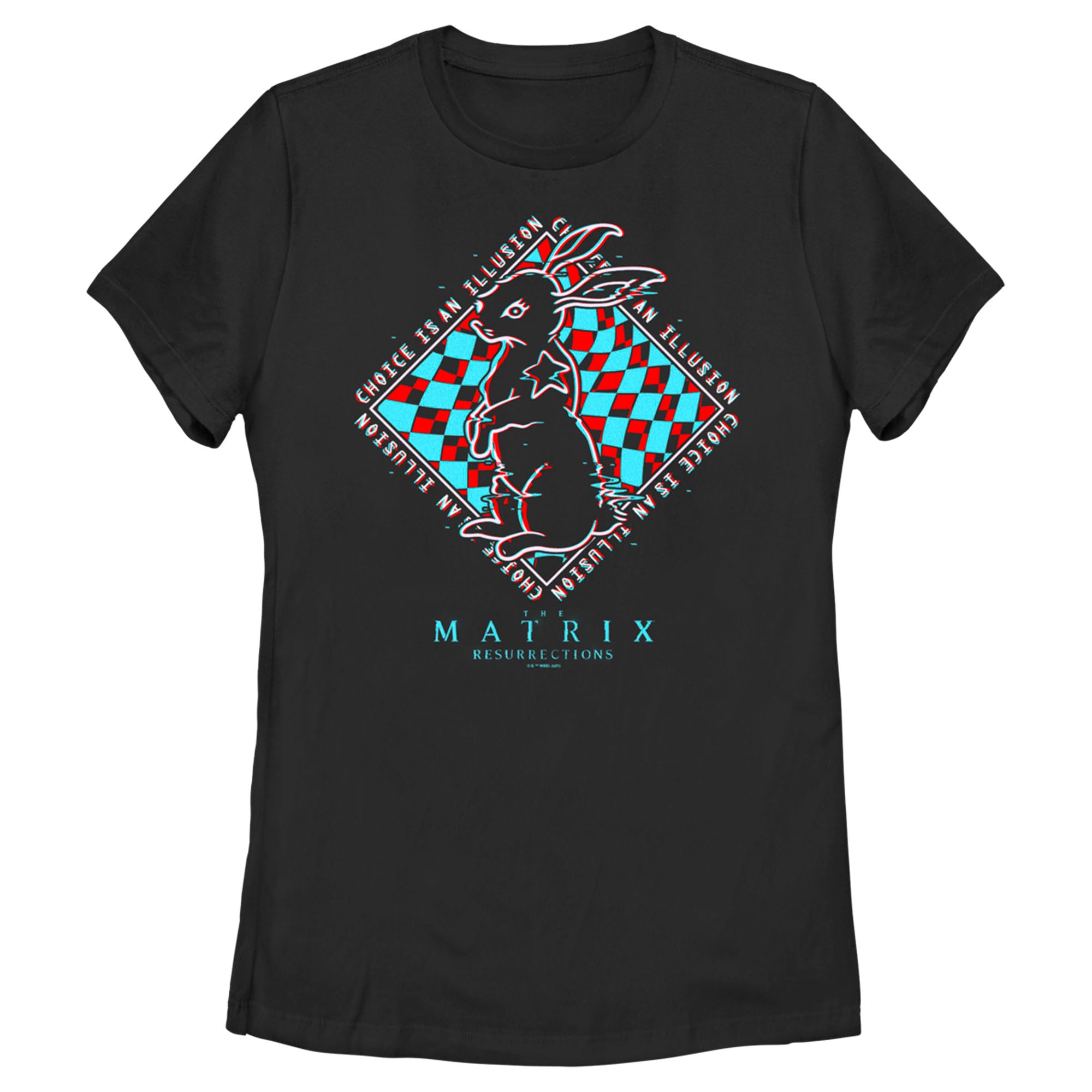 The Matrix Resurrections Women’S Glitch Rabbit  T-Shirt