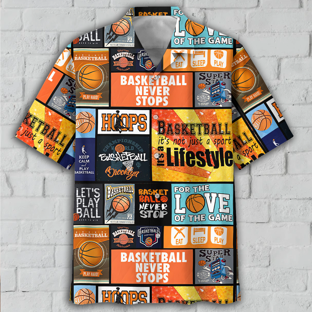 Basketball Hawaiian Shirt | Unisex | Adult | Hw7214