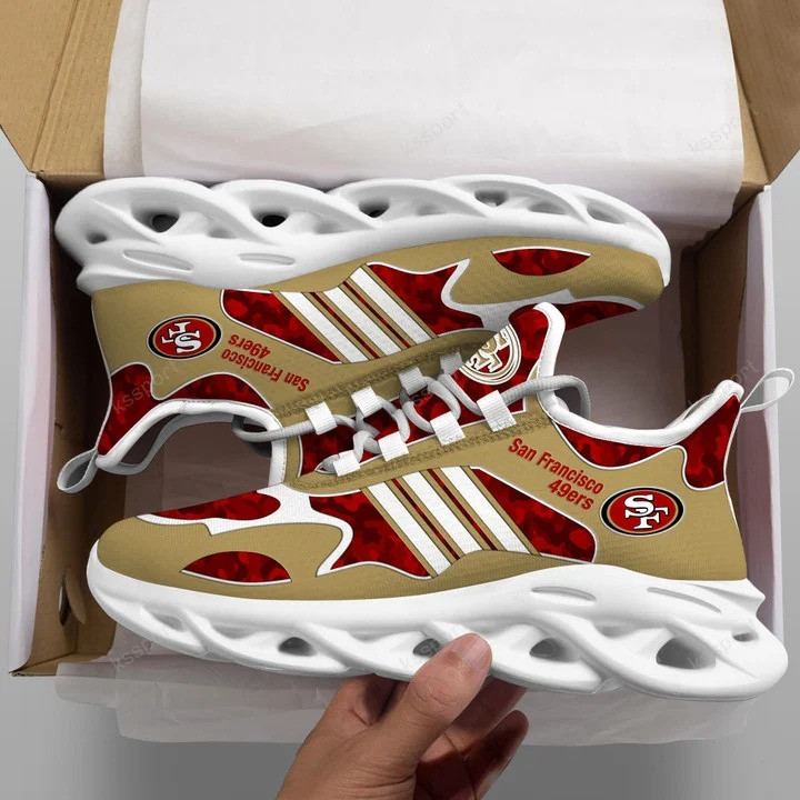 San Francisco 49Ers Yezy Running Sneakers Bg543