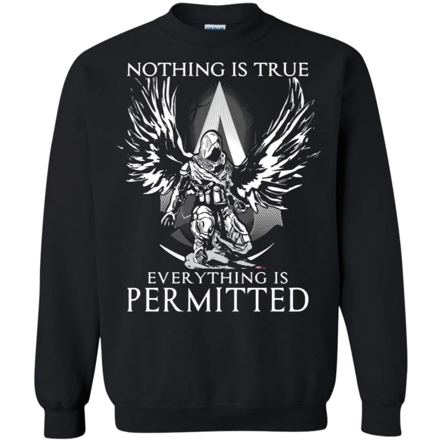 AGR Nothing Is True Everything Is Permitted The Creed’s Maxim Sweatshirt