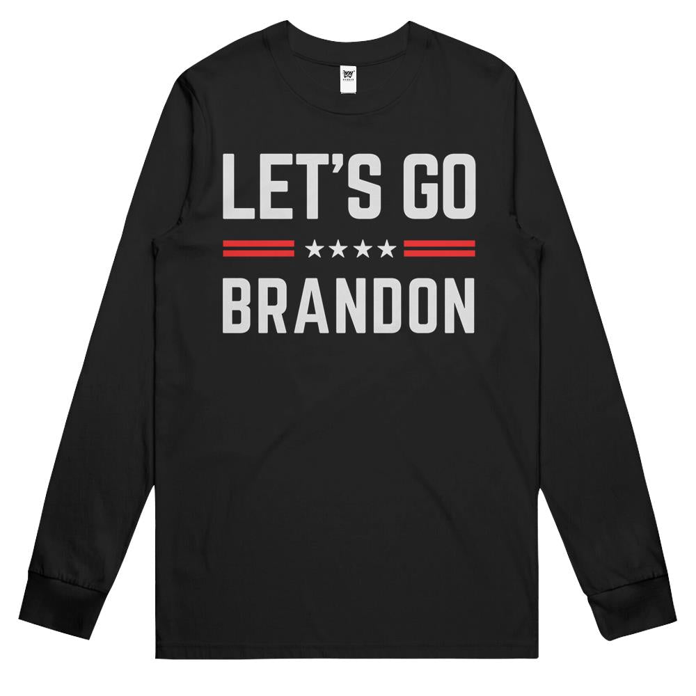 Let’S Go Brandon Conservative Us Flag Merica Gift Long Sleeve T Shirts