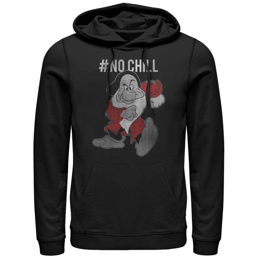 Snow White and the Seven Dwarves Men’s Grumpy #NoChill  Lightweight Hoodie