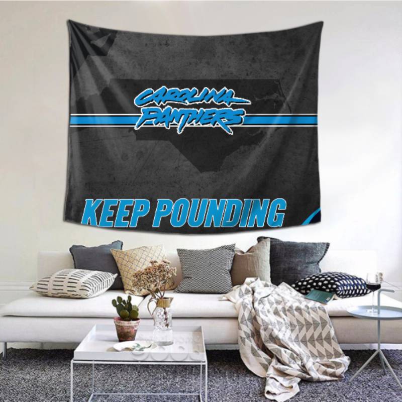 Durable Carolina Panthers Tapestry -155650 For Beach Shawl Scarf Blanket