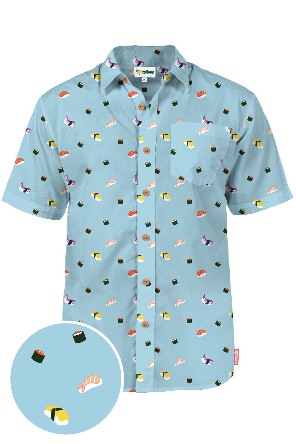 Sushi Blue Unique Design Hawaiian Shirt Dhc18063681