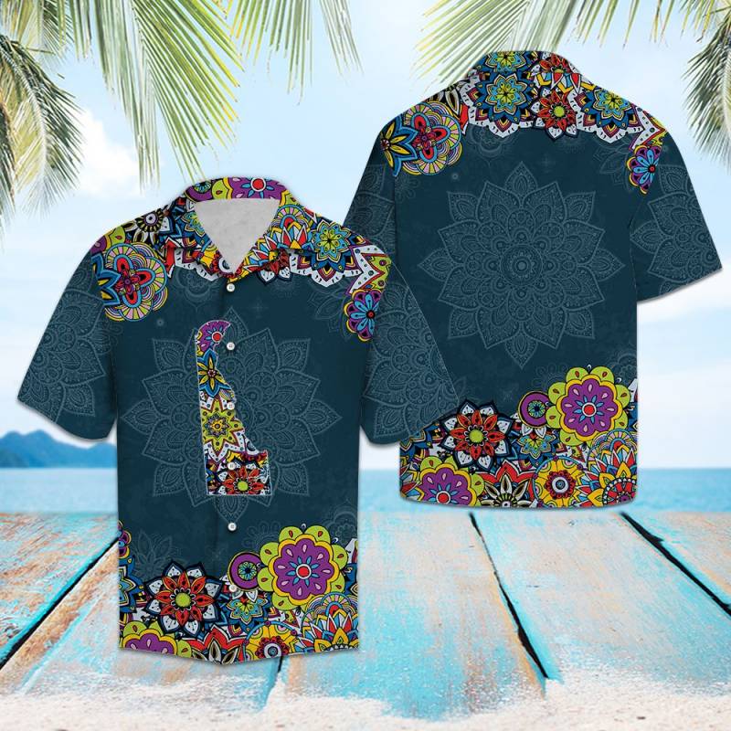 Delaware Mandala Hawaiian Shirt Ha99576