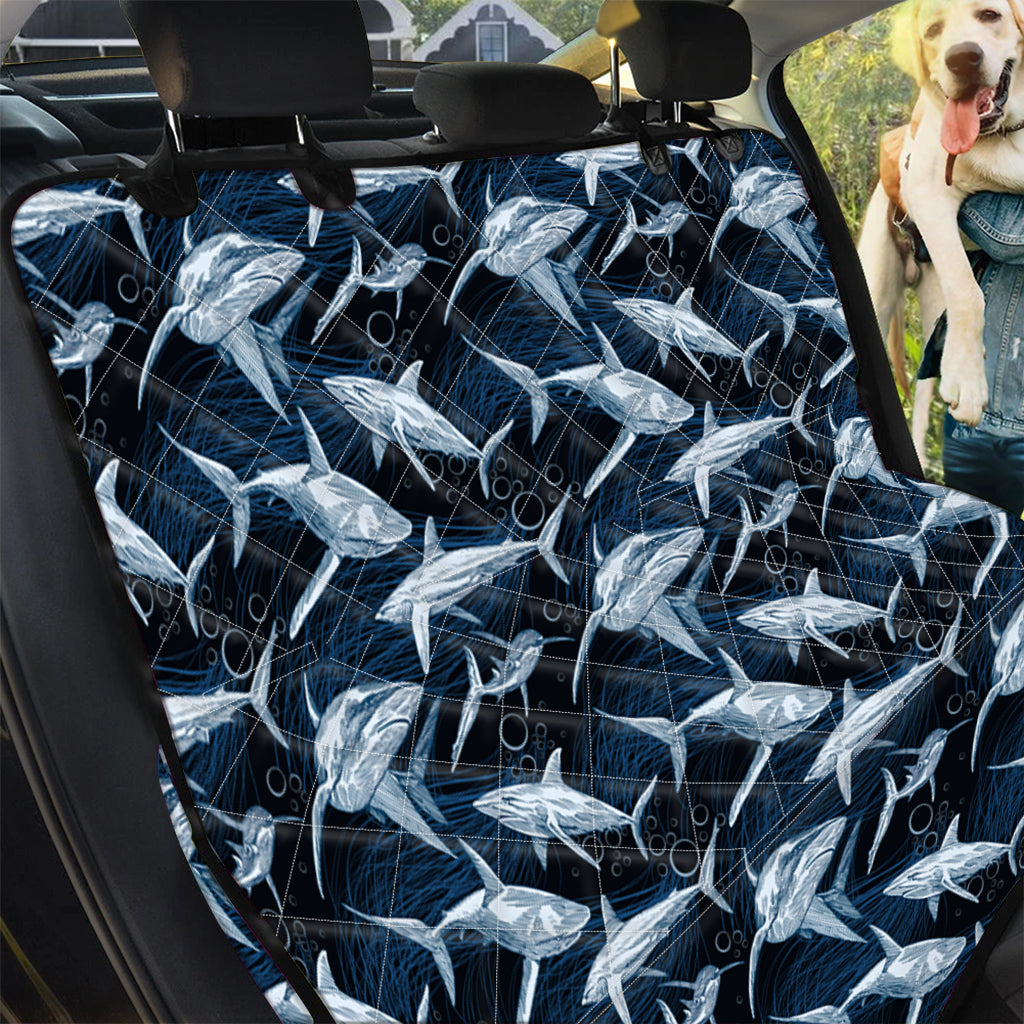 Shark Underwear Pattern Print Pet Car Back Seat Cover