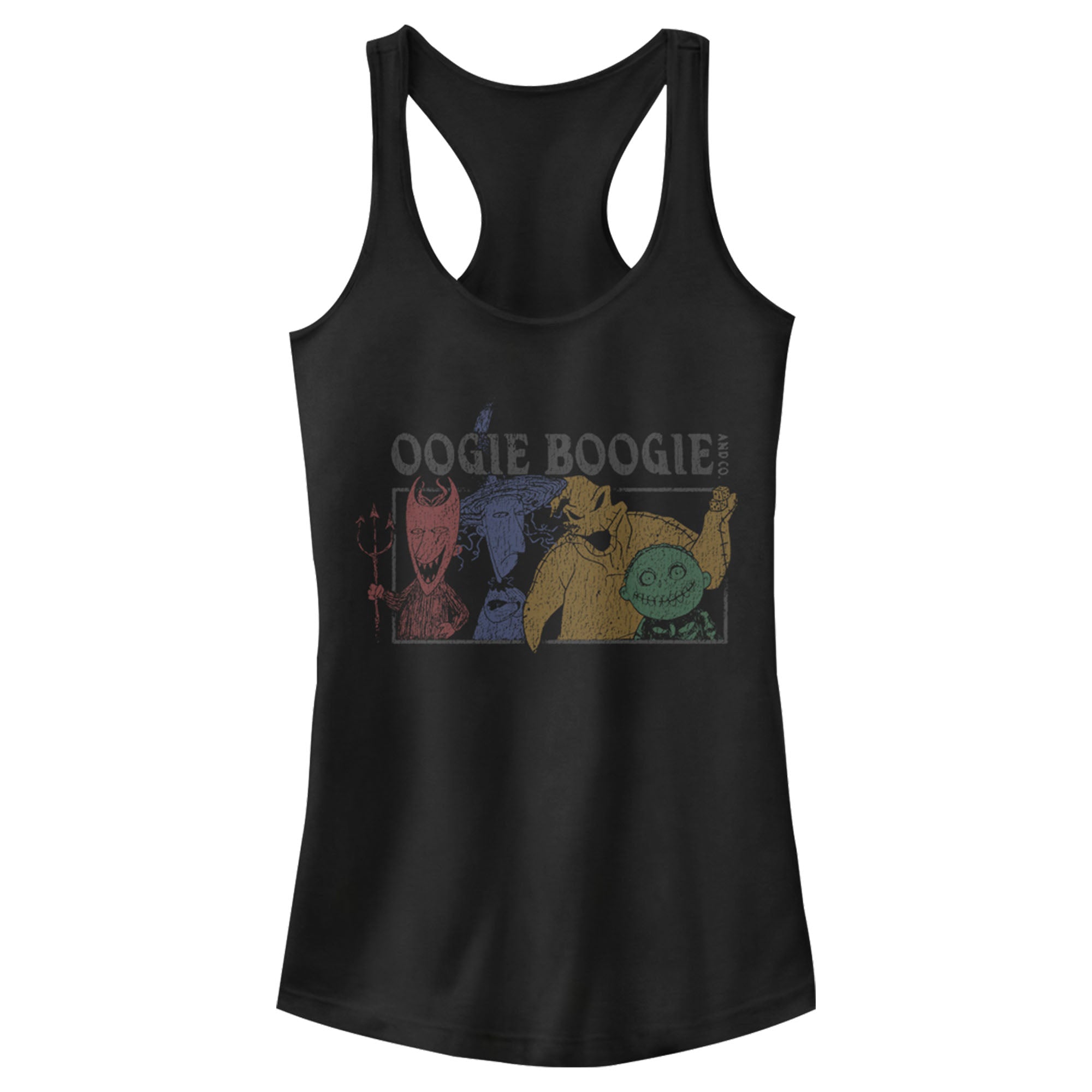 Junior’S The Nightmare Before Christmas Let’S Boogie Racerback Tank Top