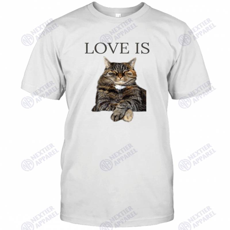 Cat Women Men Kids Kitten Cat Mom Dad Love Gift T-Shirt