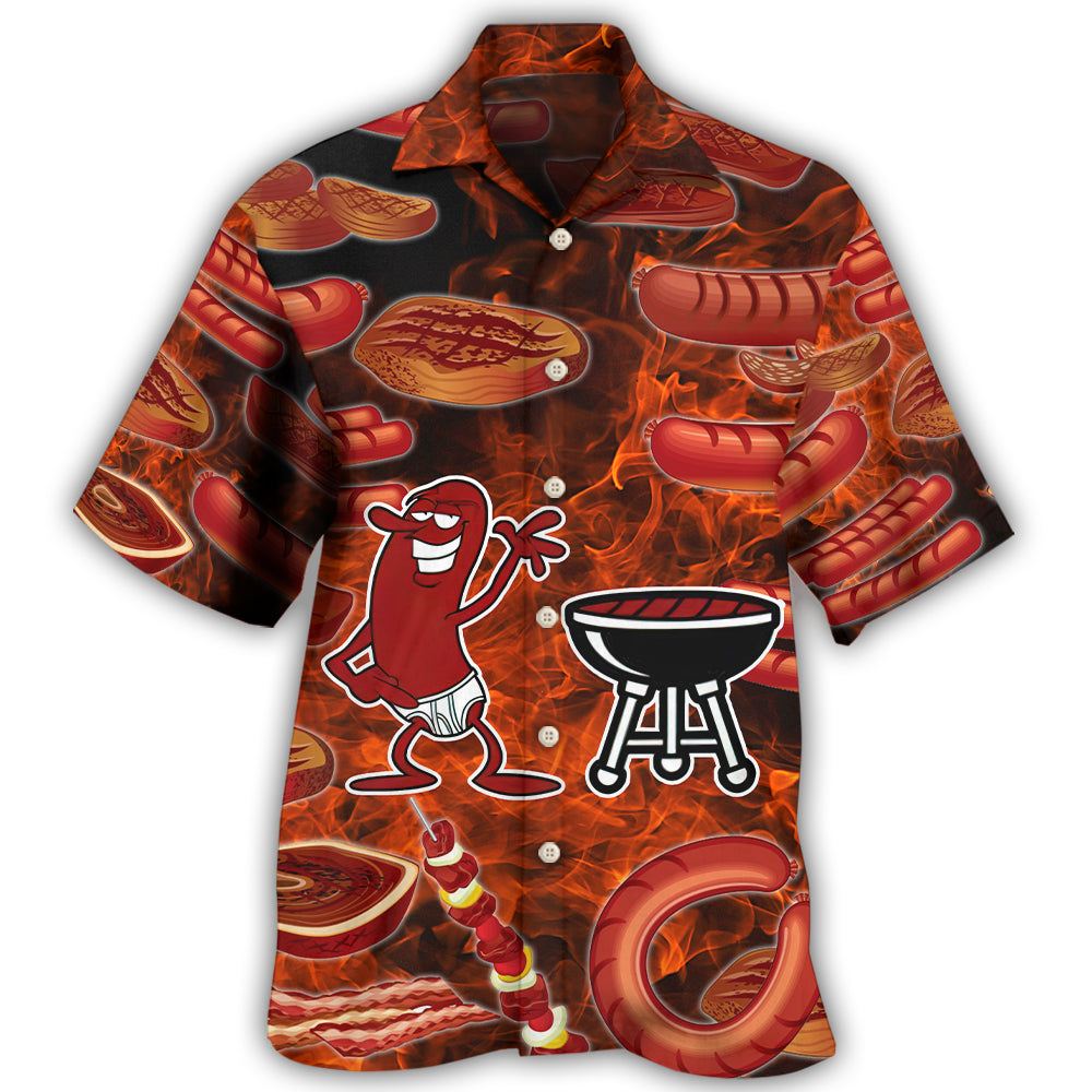 Food Sausage Not A Party Hawaii Shirt Ha46591