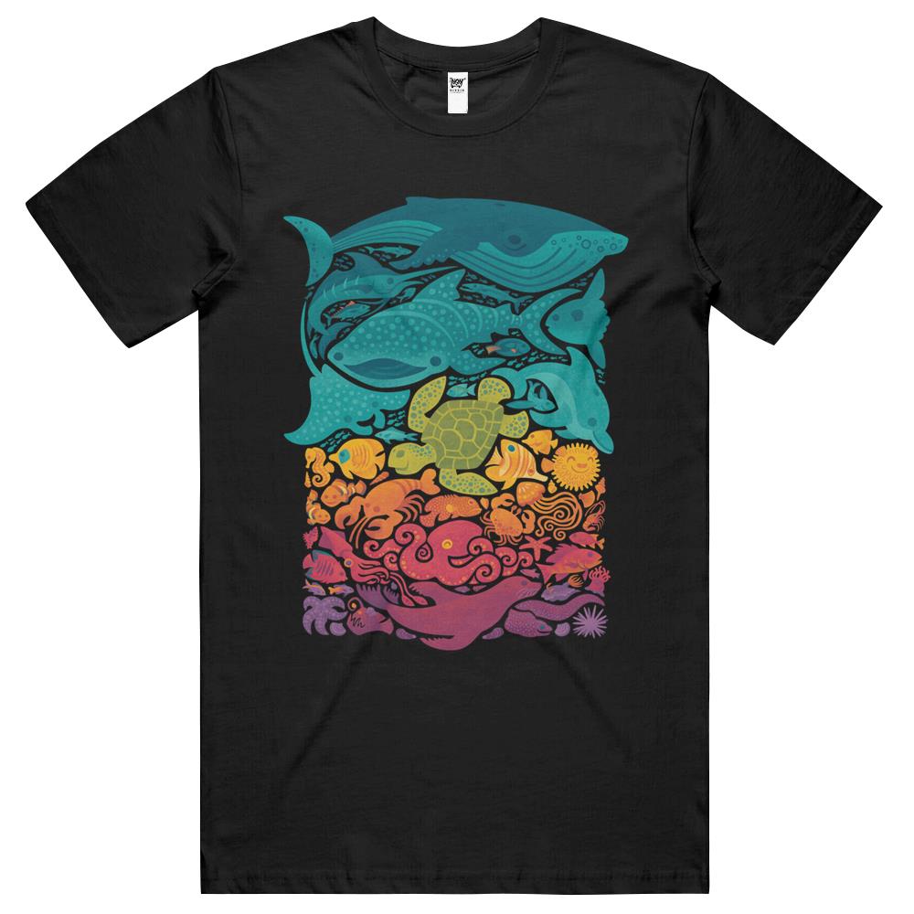 Aquatic Spectrum T Shirts