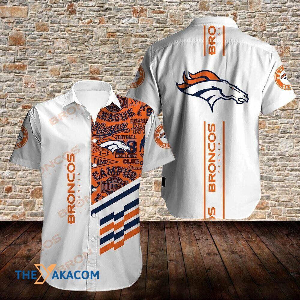 Denver Broncos Logo For Fan Gift Short Sleeve Hawaii Shirt Ha83514