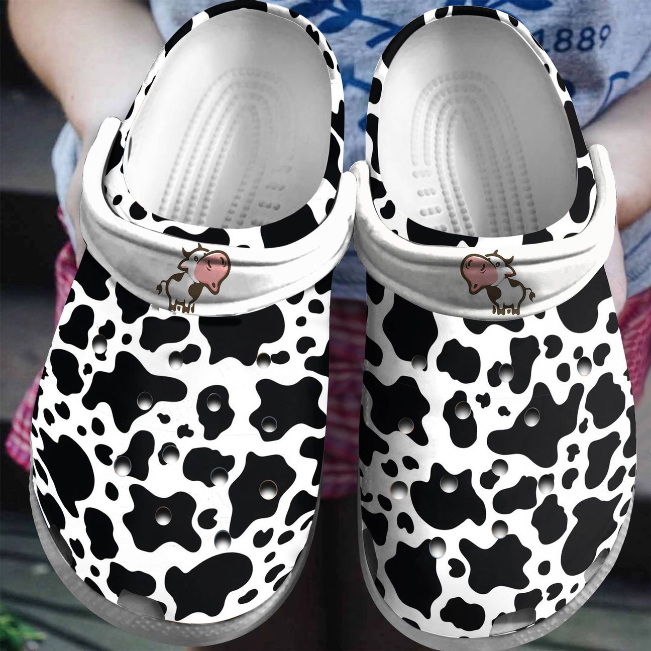 Farmer Personalized Clog, Custom Name, Text, Color, Number Fashion Style For Women, Men, Kid, Print 3D Dairy Cows