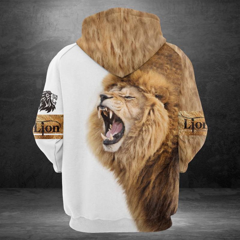 3D Lion G5825 – All Over Print Unisex Hoodie