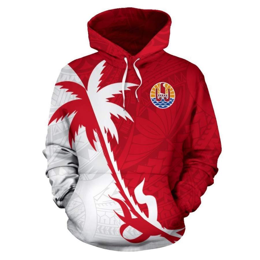 Tahiti Polynesian Coconut Tree Hoodie NVD1213