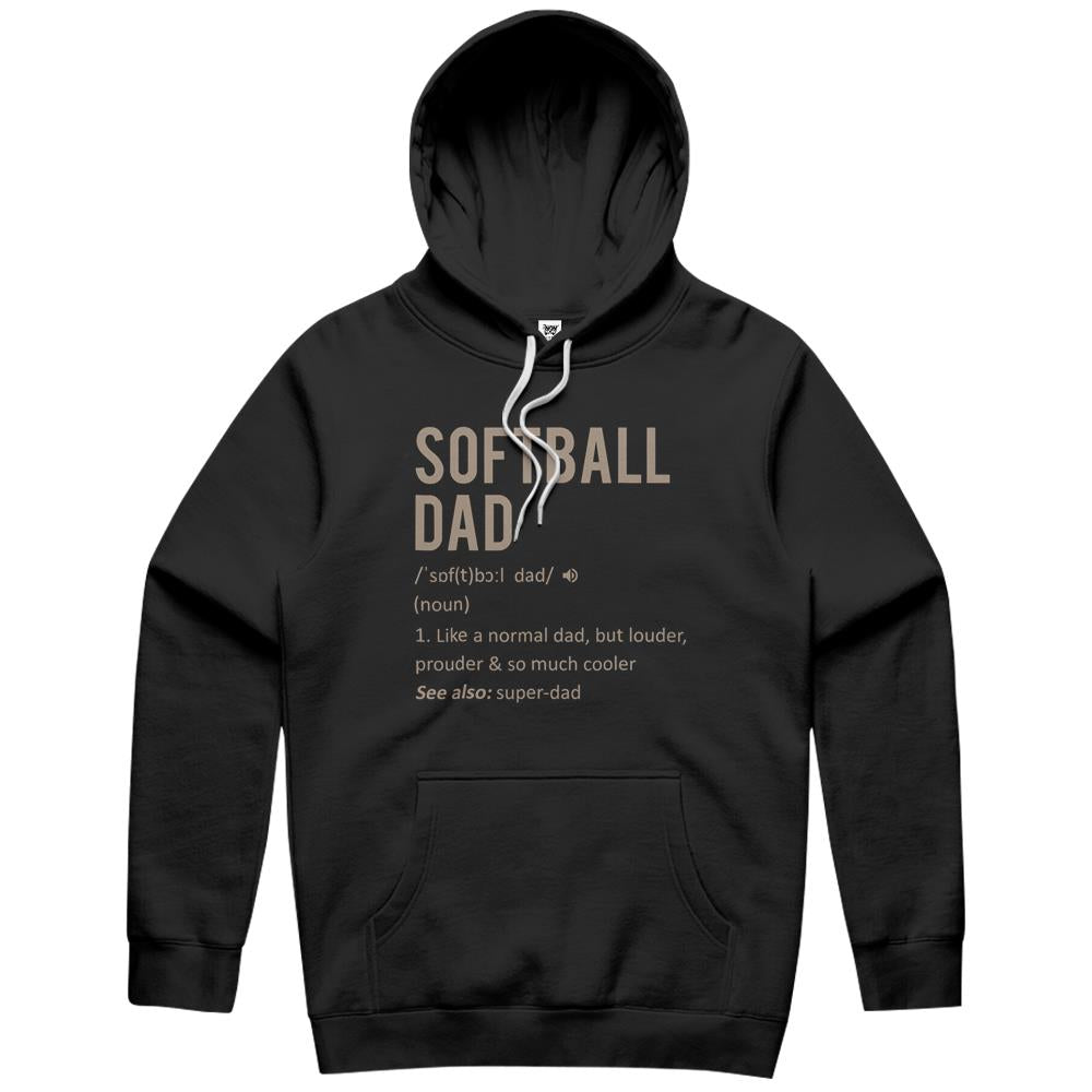 Softball Dad – Fathers Day Gift Son Daughtert Hoodie