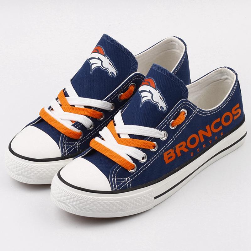 Denver Broncos Shoes For Sale Letter Glow In The Dark Shoes Cheap Laces