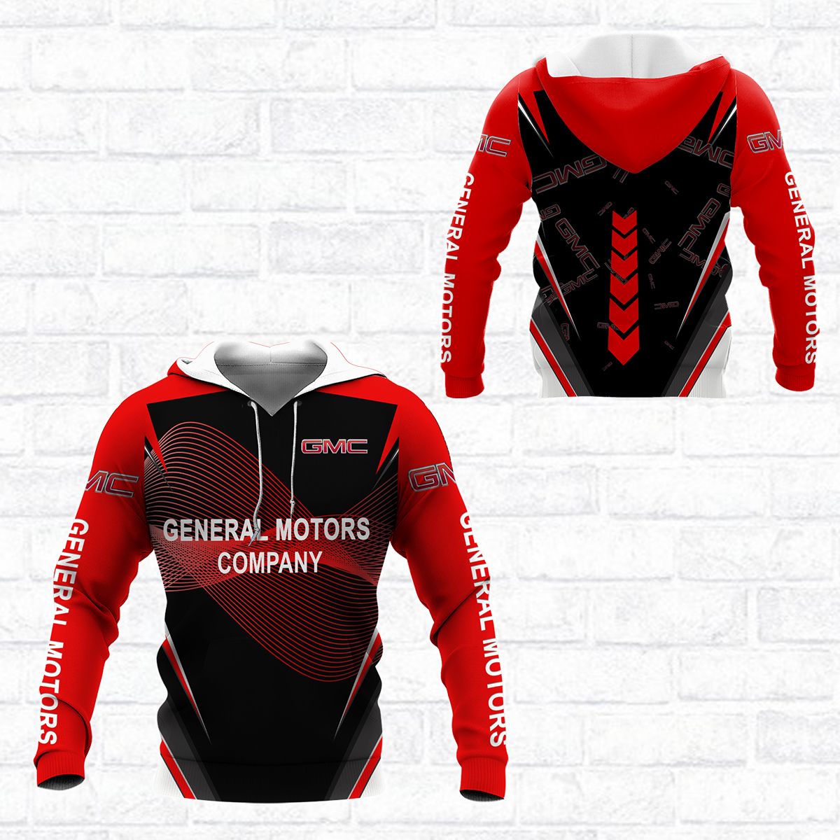 3D All Over Printed Gmc An-Nh Shirts Ver 2 (Red)