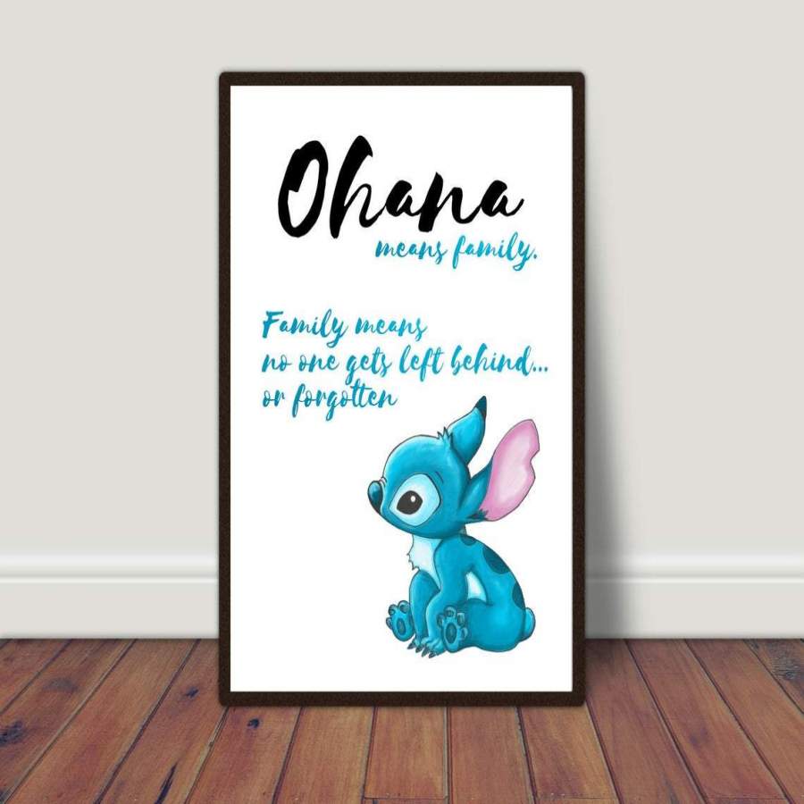 Family – Ohana – Poster – MrDad Store