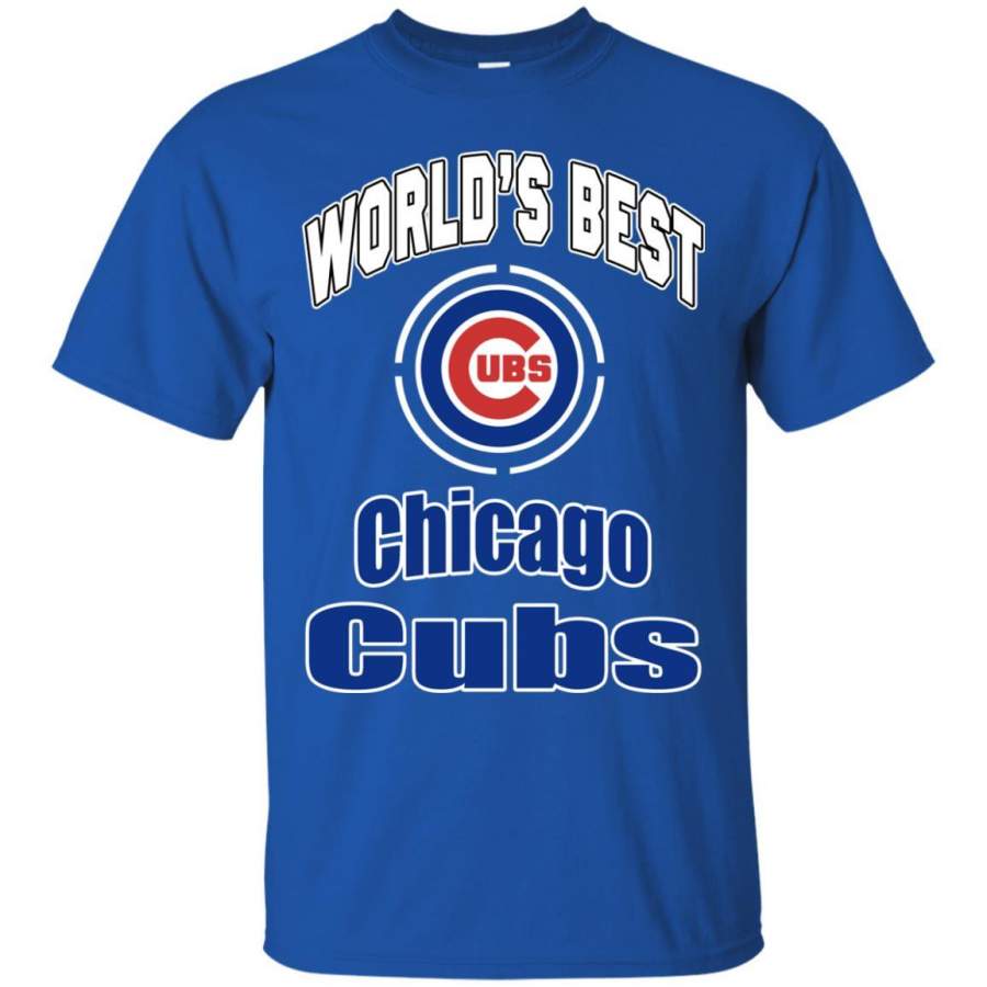 Amazing World’s Best Dad Chicago Cubs T Shirts