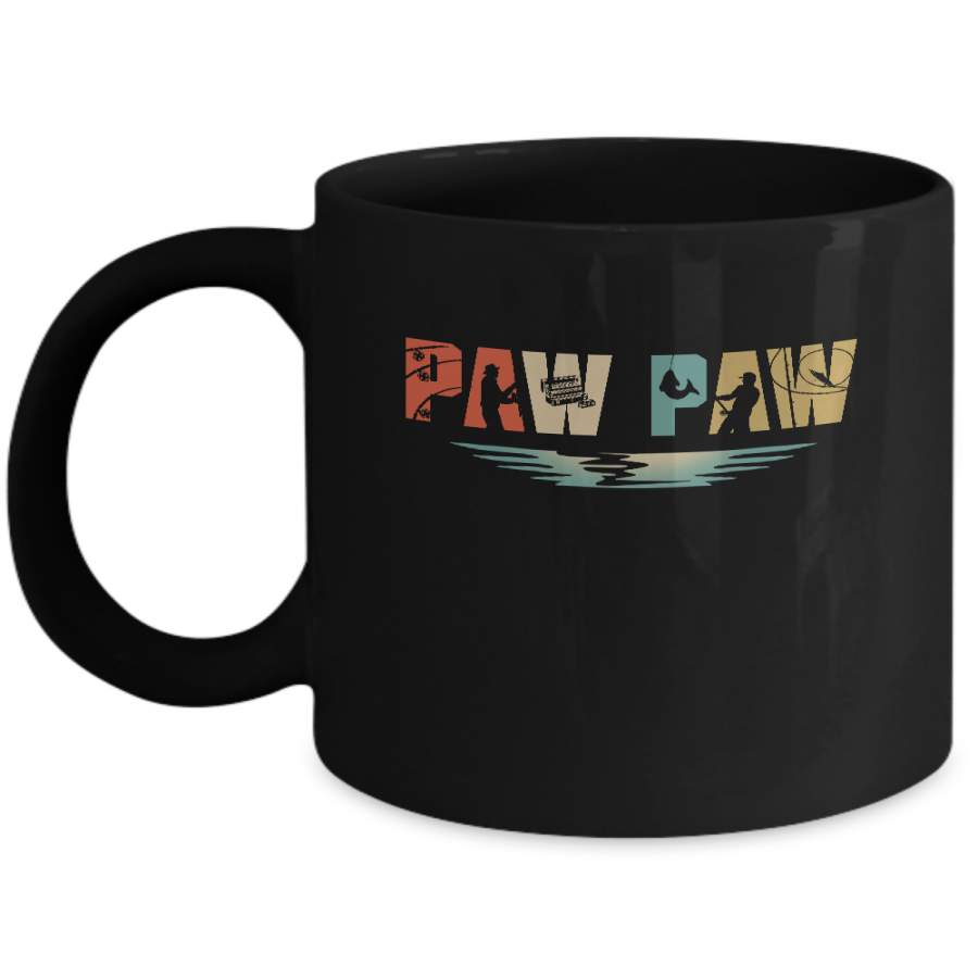 Vintage Fishing Paw Paw Father’s Day Gift Mug