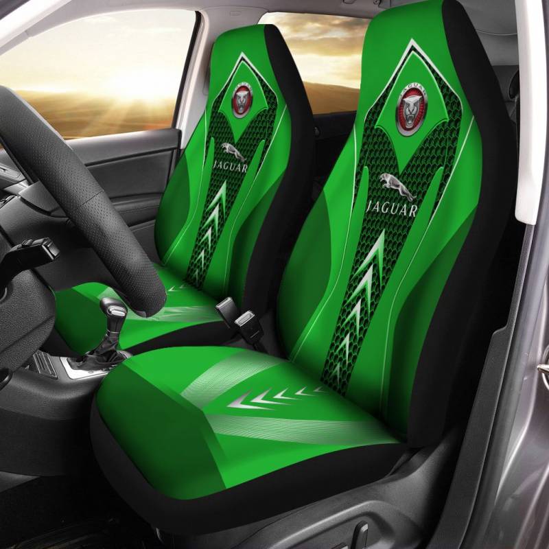 JAGUAR NTA Car Seat Cover (Set of 2) Ver 1 (Green)