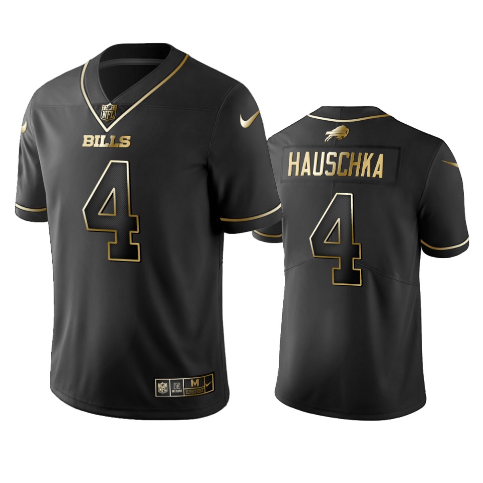 Buffalo Bills Steven Hauschka Black Golden Edition 2019 Vapor Untouchable Limited Jersey – Mens