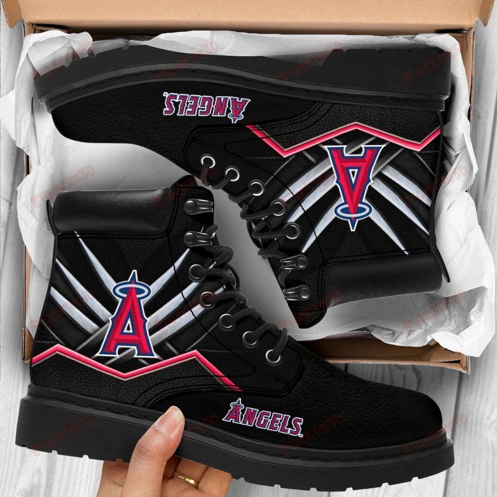 Los Angeles Angels Boots – Premium Shoes/ Premium Leather Boots – Gift For Sports Lovers 230