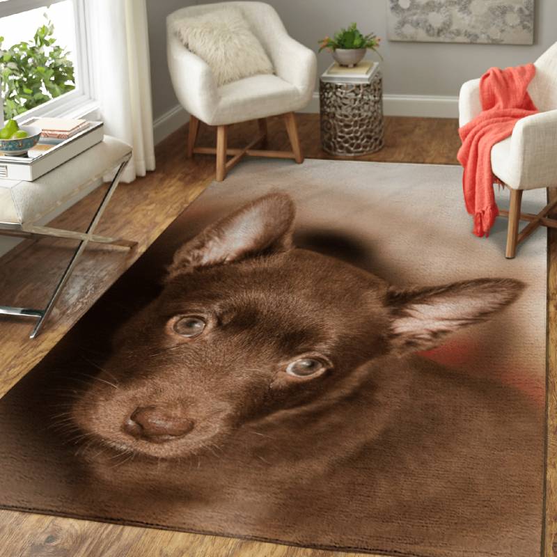 Australian Kelpie puppy – Animals Area Rug Carpet